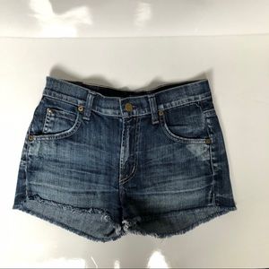 Citizens of Humanity denim cut-off shorts